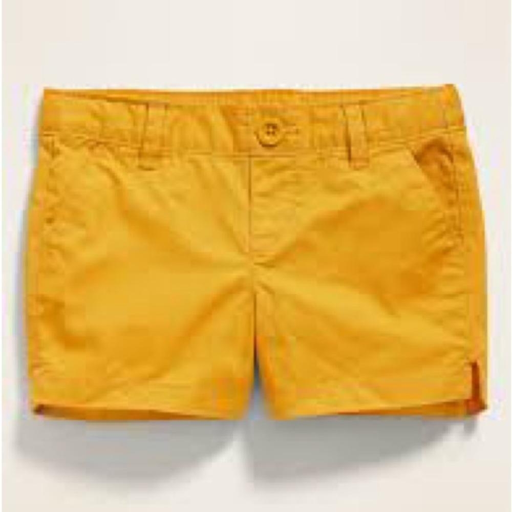 NWT 2T Toddler Girl Shorts Bright Summer Yellow New with Pockets